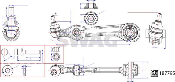 Swag 33 11 0537 - Braccio oscillante, Sospensione ruota autozon.pro