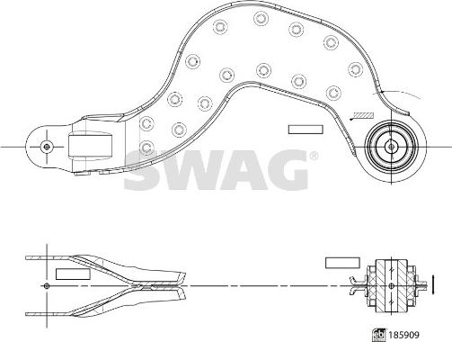 Swag 33 11 0150 - Braccio oscillante, Sospensione ruota autozon.pro