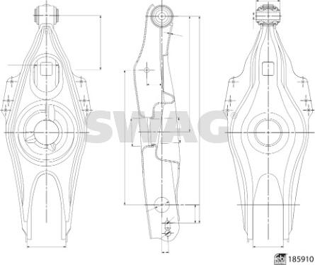 Swag 33 11 0151 - Braccio oscillante, Sospensione ruota autozon.pro