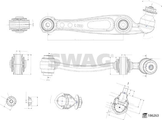 Swag 33 11 0332 - Braccio oscillante, Sospensione ruota autozon.pro