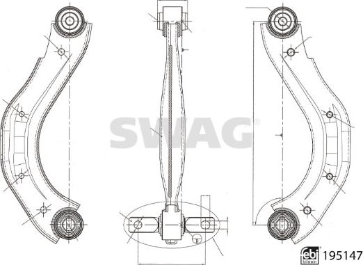 Swag 33 11 1956 - Braccio oscillante, Sospensione ruota autozon.pro