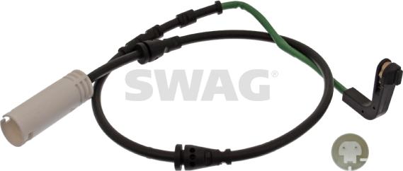 Swag 20 94 4335 - Contatto segnalazione, Usura past. freno / mat. d'attrito autozon.pro