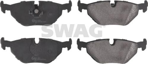 Swag 20 91 6176 - Kit pastiglie freno, Freno a disco autozon.pro