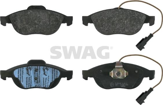 Swag 74 91 6293 - Kit pastiglie freno, Freno a disco autozon.pro