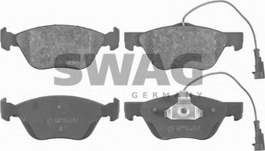 Swag 74 91 6292 - Kit pastiglie freno, Freno a disco autozon.pro