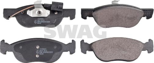 Swag 74 11 6000 - Kit pastiglie freno, Freno a disco autozon.pro