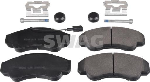 Swag 70 91 6663 - Kit pastiglie freno, Freno a disco autozon.pro