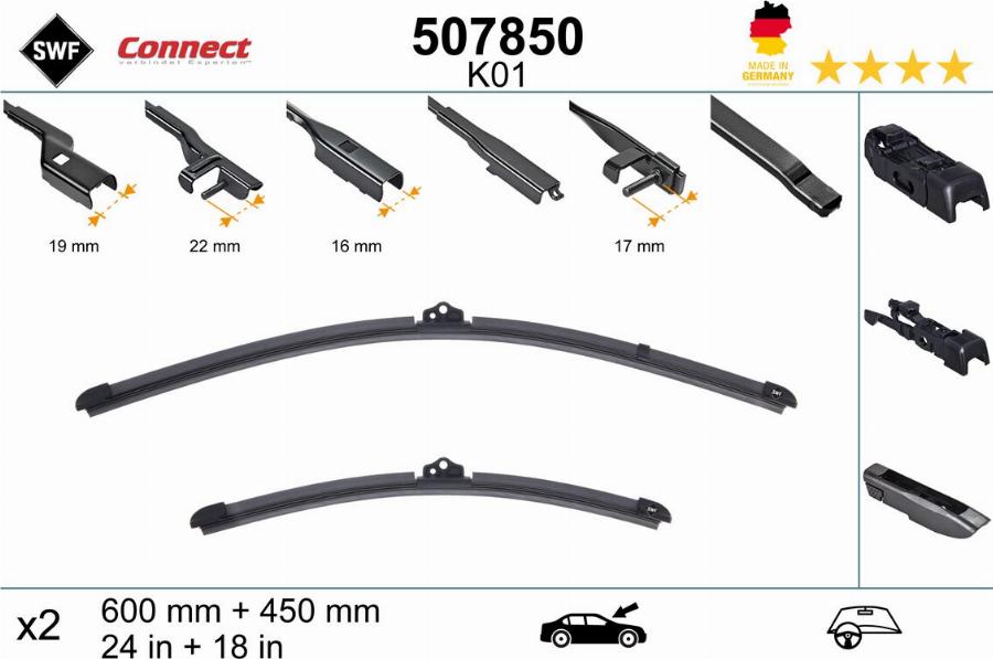 SWF 507850 - Spazzola tergi autozon.pro