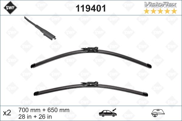 SWF 119401 - Spazzola tergi autozon.pro