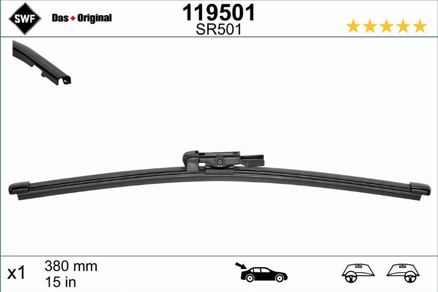 SWF 119501 - Spazzola tergi autozon.pro