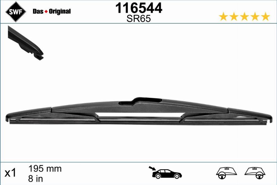 SWF 116544 - Spazzola tergi autozon.pro