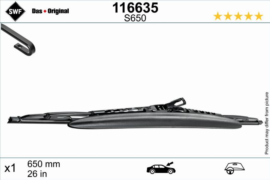 SWF 116635 - Spazzola tergi autozon.pro