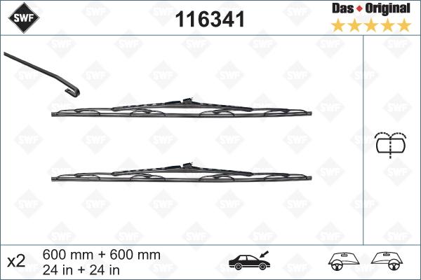 SWF 116341 - Spazzola tergi autozon.pro