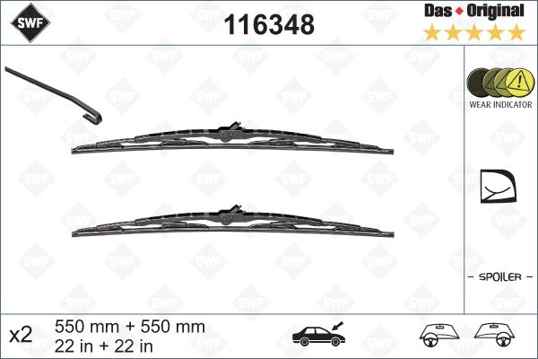 SWF 116348 - Spazzola tergi autozon.pro