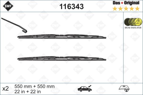 SWF 116343 - Spazzola tergi autozon.pro