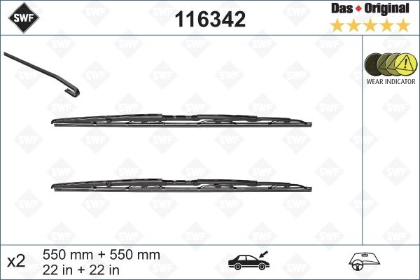 SWF 116342 - Spazzola tergi autozon.pro