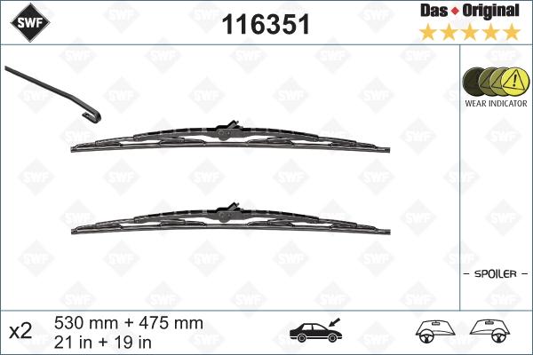 SWF 116351 - Spazzola tergi autozon.pro