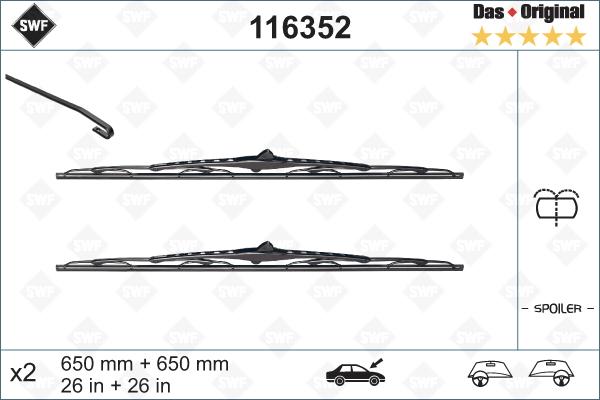 SWF 116352 - Spazzola tergi autozon.pro