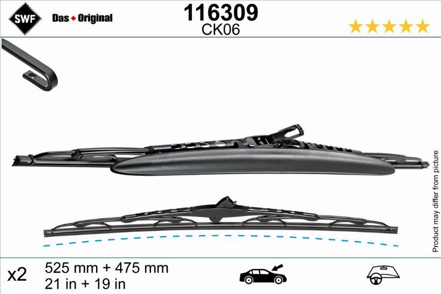 SWF 116309 - Spazzola tergi autozon.pro