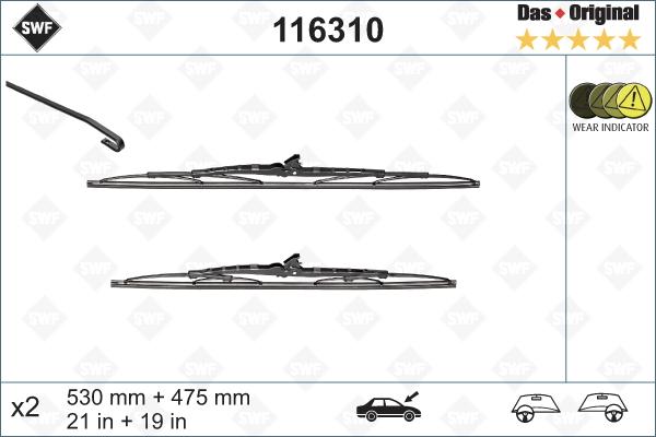 SWF 116310 - Spazzola tergi autozon.pro