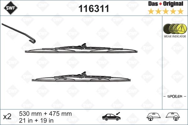 SWF 116311 - Spazzola tergi autozon.pro