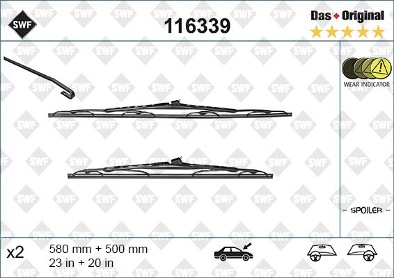 SWF 116339 - Spazzola tergi autozon.pro