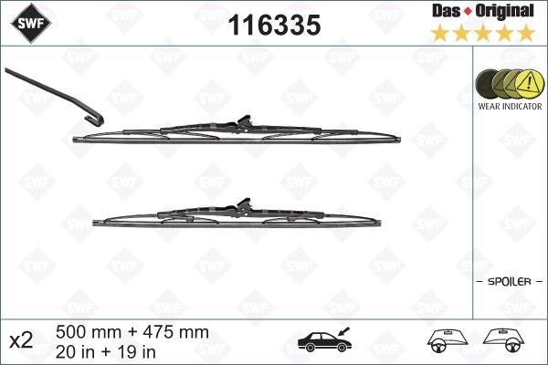 SWF 116335 - Spazzola tergi autozon.pro