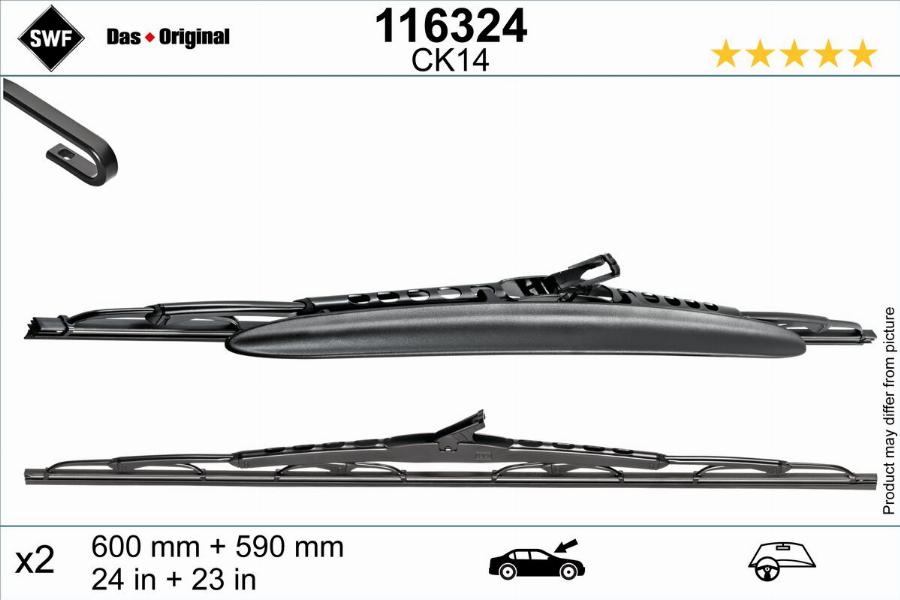 SWF 116324 - Spazzola tergi autozon.pro