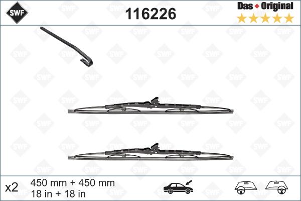 SWF 116226 - Spazzola tergi autozon.pro