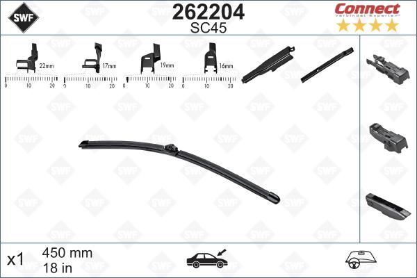 SWF 262204 - Spazzola tergi autozon.pro