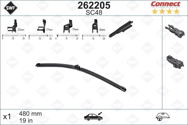 SWF 262205 - Spazzola tergi autozon.pro