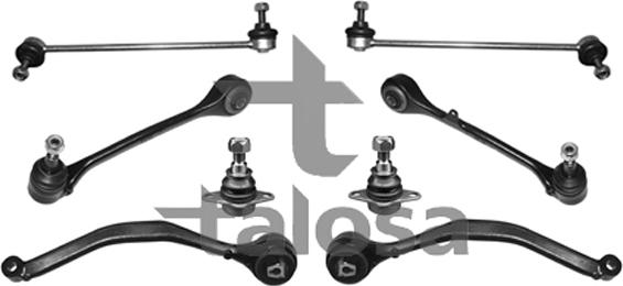 Talosa 49-04285 - Kit braccio oscillante, Sospensione ruota autozon.pro