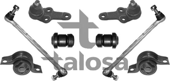 Talosa 49-04286 - Kit braccio oscillante, Sospensione ruota autozon.pro