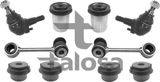 Talosa 49-04287 - Kit braccio oscillante, Sospensione ruota autozon.pro