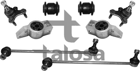 Talosa 49-04279 - Kit braccio oscillante, Sospensione ruota autozon.pro