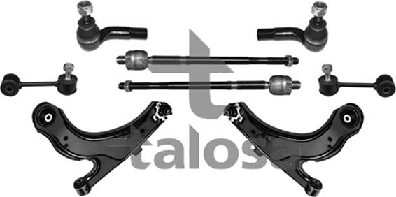 Talosa 49-03699 - Kit braccio oscillante, Sospensione ruota autozon.pro