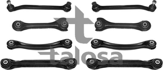 Talosa 49-03691 - Kit braccio oscillante, Sospensione ruota autozon.pro