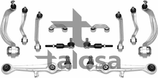 Talosa 49-03668 - Kit braccio oscillante, Sospensione ruota autozon.pro