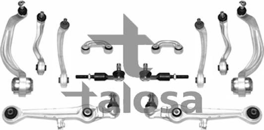 Talosa 49-03668-M - Kit braccio oscillante, Sospensione ruota autozon.pro