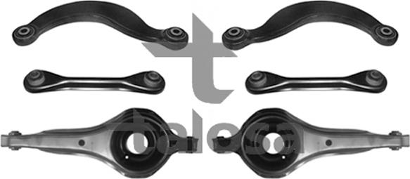 Talosa 49-03686 - Kit braccio oscillante, Sospensione ruota autozon.pro