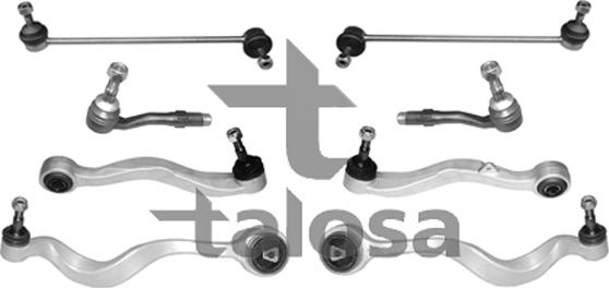 Talosa 49-03681 - Kit braccio oscillante, Sospensione ruota autozon.pro