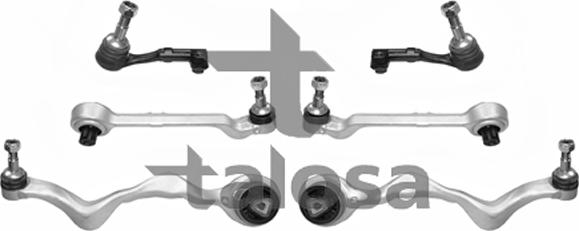 Talosa 49-03679 - Kit braccio oscillante, Sospensione ruota autozon.pro