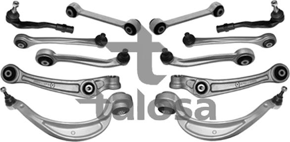 Talosa 49-03672 - Kit braccio oscillante, Sospensione ruota autozon.pro