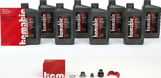 TCMATIC 105.107.1004 - Kit componenti, Cambio olio-Cambio automatico autozon.pro