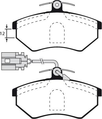 FTE 9001068 - Kit pastiglie freno, Freno a disco autozon.pro