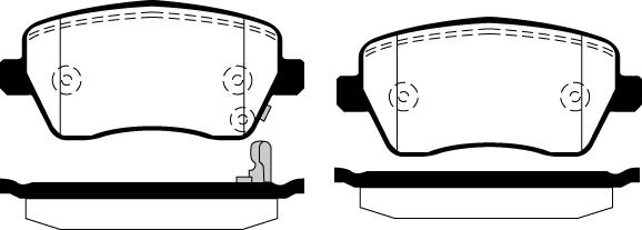 HELLA 530032815 - Kit pastiglie freno, Freno a disco autozon.pro