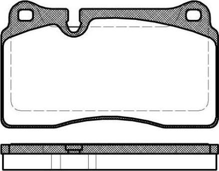 Akebono AN-913K - Kit pastiglie freno, Freno a disco autozon.pro