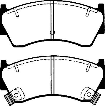 BOSCH 986424489 - Kit pastiglie freno, Freno a disco autozon.pro