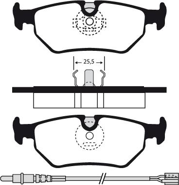 HELLA T1089 - Kit pastiglie freno, Freno a disco autozon.pro