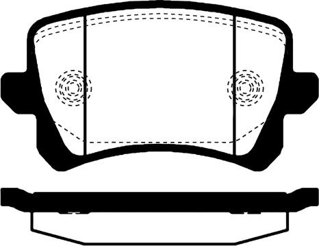 HELLA T1699 - Kit pastiglie freno, Freno a disco autozon.pro